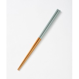 BRUNO BRUNO Susu Bamboo Corner Round Collar Chopsticks 11.8 inches (30 cm), Blue Gray, No Size RBHK020-BG