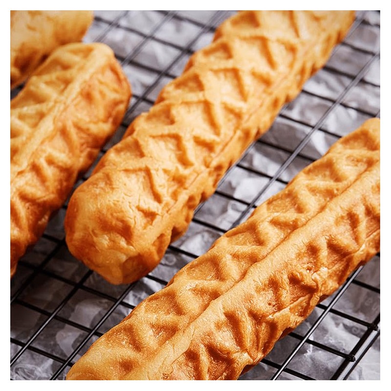LJJ's Baby Hungry Cheese Breadsticks, Soft Bread with Cheese Filling,