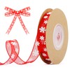 Christmas ribbon, 0.4 inches x 11 yards Christmas ribbon, gift