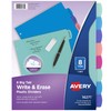 Avery Write & Erase Dividers for 3 Ring Binders, 8