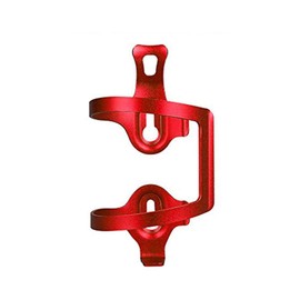 VOANZO Bicycle Bottle Holder, Aluminium One Piece Mountain Bike Drink Holder, Cycling Bicycle Accessories (Red)