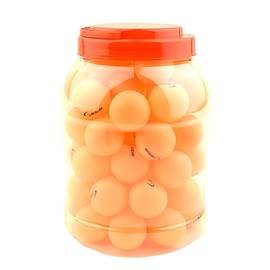 60 Pack Table Tennis Balls Set, 40mm Sports Ping Pong Balls Training, Bottled Ball for Competition Training Practice and Casual Playing, 23 * 16cm, Yellow (Yellow)