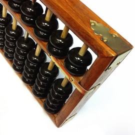 Haifly Japanisch Hölzern Abakus Soroban Abacus Rechenrahmen Mathematik Material Zählrahmen Rechenschieber Berechnung Tool