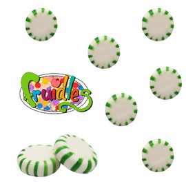 The Dreidel Company Flavored Pinwheel Starlights Hard Candy, Kosher, Individually Wrapped (Spearmint, 400 Count, 5 Pound, BULK)