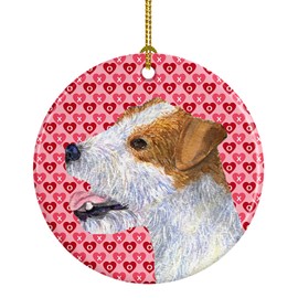 Caroline's Treasures SS4504CO1 Jack Russell Terrier Ceramic Ornament, Multicolor
