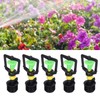 5PCS G1/2 Male Thread Rotating Sprinkler Nozzle Spray Head Misting