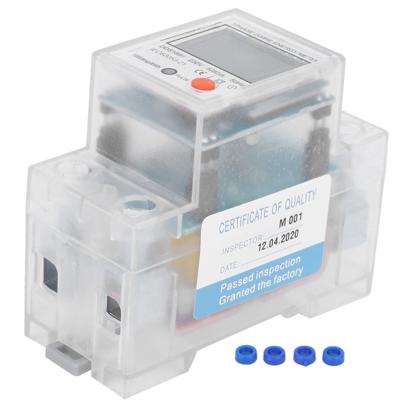 DDS1891 Single Phase 2P DINRail Electric Meter Energy Meter Electronic