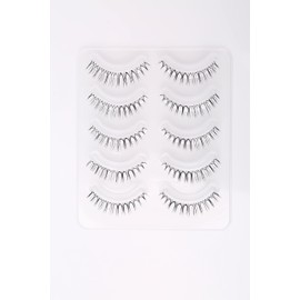 KEYIZONE FW10 Handmade, Delicate, Ultra-natural, 2 Types of Knitting Methods, Dense Type, Soft Middle Length, Soft Core, 5 Pairs Transparent Shaft