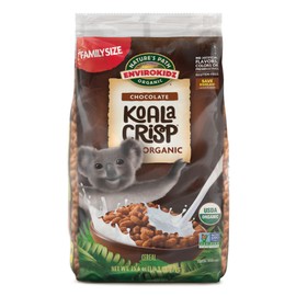 EnviroKidz Organic Koala Crisp Cereal, 25.6 oz (Pack of 6), Chocolate, Gluten Free, Non-GMO, Fair Trade, Earth Friendly Packaging, by Nature's Path