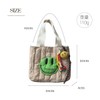 DIVA Rose Women's Tote Bag with Charm, Quilted Bag, Mini