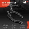 A-Premium 2 x Front Outer Tie Rod Ends, Compatible with