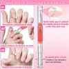 Kit Gel De Extención De Uñas Esmaltes Mate Cepillo Manicure