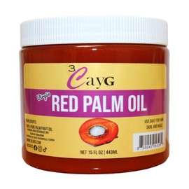 3CayG Unrefined Red Palm Oil for Hair and Skin