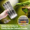 REPTI ZOO Reptile Cricket Calcium Powder Mixer, Cricket Keeper Shaker