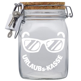 Money Box Holiday Fund Money Gift Idea Transparent L