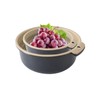 Colander Bowl Set | Fruit and Vegetable Washing Strainer Bowl