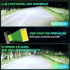 Focos LED H7 Faros Kit Conversión para Auto Delanteros, 30000LM