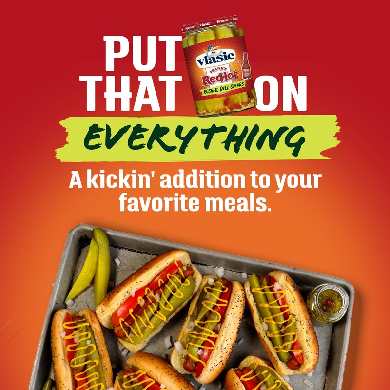 Vlasic Frank's RedHot Original Cayenne Pepper Sauce Flavored Kosher Dill