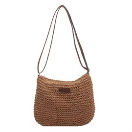 Summer Handbags For Women Uk, Raffia Bag, Bohemian Woven Handbags For Women, Woven Bag With Zip For Summer Holidays Travel Beach