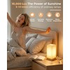 Geecent Light Therapy Lamp 10000 Lux Sun Lamp, 5 Brightnes