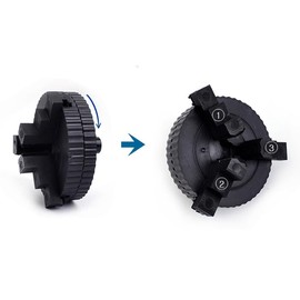 Jadrak T-SYSTEM 3 Jaw Self Centering Chuck for Rod Building Repair Rod Dryer (TCK-B)