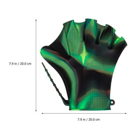 Gatuida Swim Gloves Aquatic Gloves 1 Pair Swimming Gloves Swimming Equipment Swimming Pool Miss Silica Gel Swimming Resistance Gloves Swim Hand Paddles