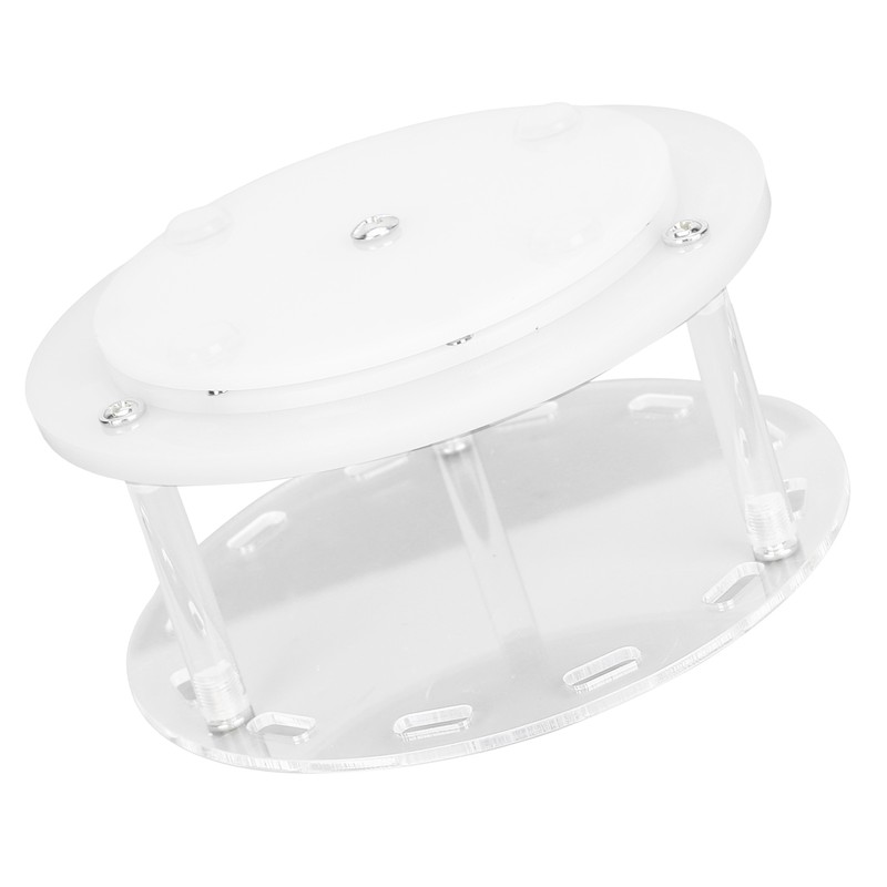 Acrylic Tweezers Stand Holder 12 Holes Rotatable Eyelash Extension Tool