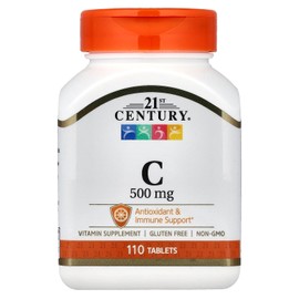 21st Century C 500 Mg Tablets, 110 Count