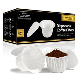 Disposable Coffee Filters 300 Counts Coffee Filter Paper for Brewers Single Serve 1.0 and 2.0 Use with All Brands K Cup Filter