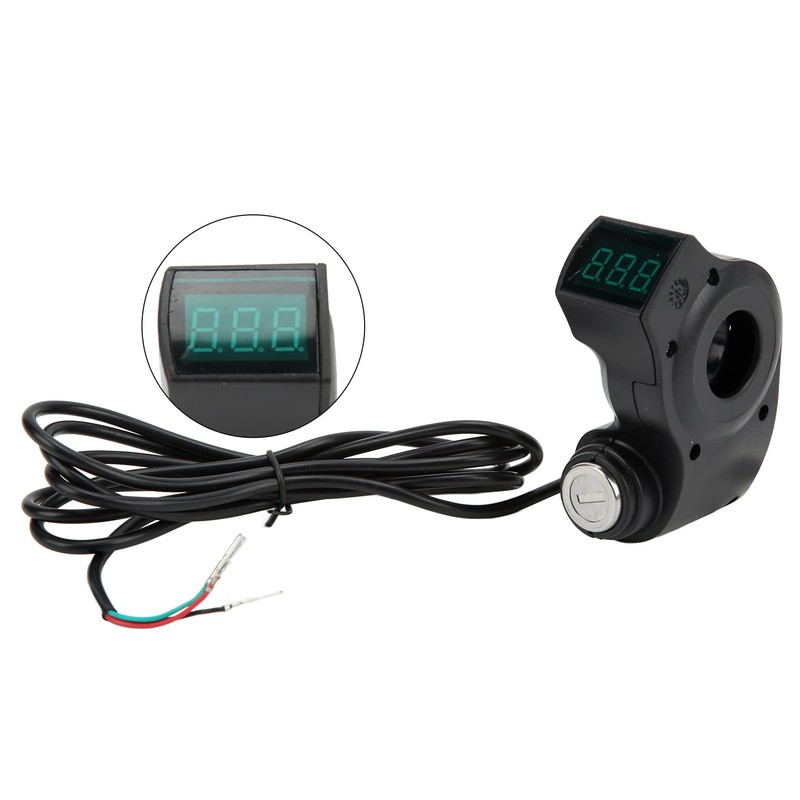 Electric Scooter Ignition Lock, One Button Start 3Pin Plug Design