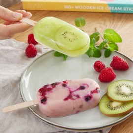 Wooden Ice Sticks: 300 Wooden Sticks for Crafts and Wooden Ice Sticks - Wooden Ice Sticks for Crafts - Ice Sticks Wooden Sticks - Wooden Sticks LIVAIA