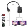 EGTMA Cable Y Splitter Divisor Hdtv 1 Entrada A 2