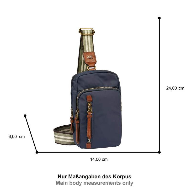 camel active Women's Bari Sling Backpack, dark blue