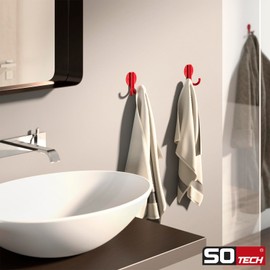 SOTECH ELEN Coat Hook 65 x 78 x 33 mm Steel Red