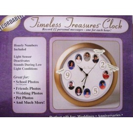 Timeless Treasures Wall Clock Recordable TT140
