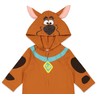 Scooby-Doo! Big Boys Zip Up Cosplay Coverall Tail Brown 14-16
