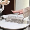 AIMALL Nordic Acrylic Tissue Box, Luxurious Transparent Design, 7.9" x