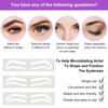 Guapa Versatile Eyebrow Stencil Kit – Multiple Shape Options for