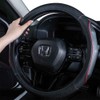 EKR Universal 15 inch Leather Steering Wheel Cover - Genuine