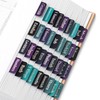 Mr. Pen- Bible Tabs, 75 Tabs, Celestial Symphony, Silver Foil