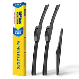 3 Wipers 22"/21"/12" Replacement For Dodge Durango 2020-2011, Jeep Grand Cherokee 2013-2011, 22 Inch+21 Inch Windshield Wiper Blades with 12 Inch Rear Wiper Blade