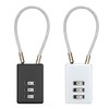 YPYMOD Suitcase Lock, Luggage Lock, Padlock, 3-Digit Combination Lock for