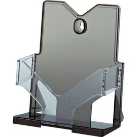 A5 Vertical Brown Smoke Brochure Holder