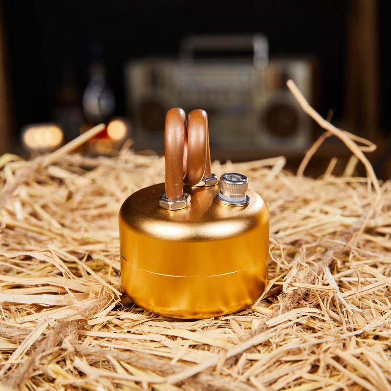 Gexdes Mini Alcohol Camping Stove – Lightweight Brass & Aluminum