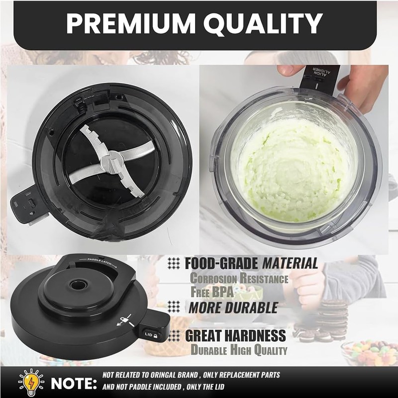 For Ninja Creami Ice Cream Maker Outer Bowl Lid -