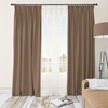 INANOSA 24 Pcs Handcrafted Natural Beech Wood Curtain Rings with