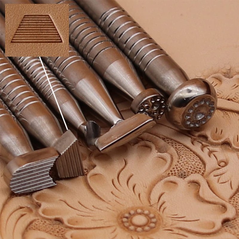 Singring Leather Stamping Tools Leaf Liner Stamp LeatherCrafts Carving Punches