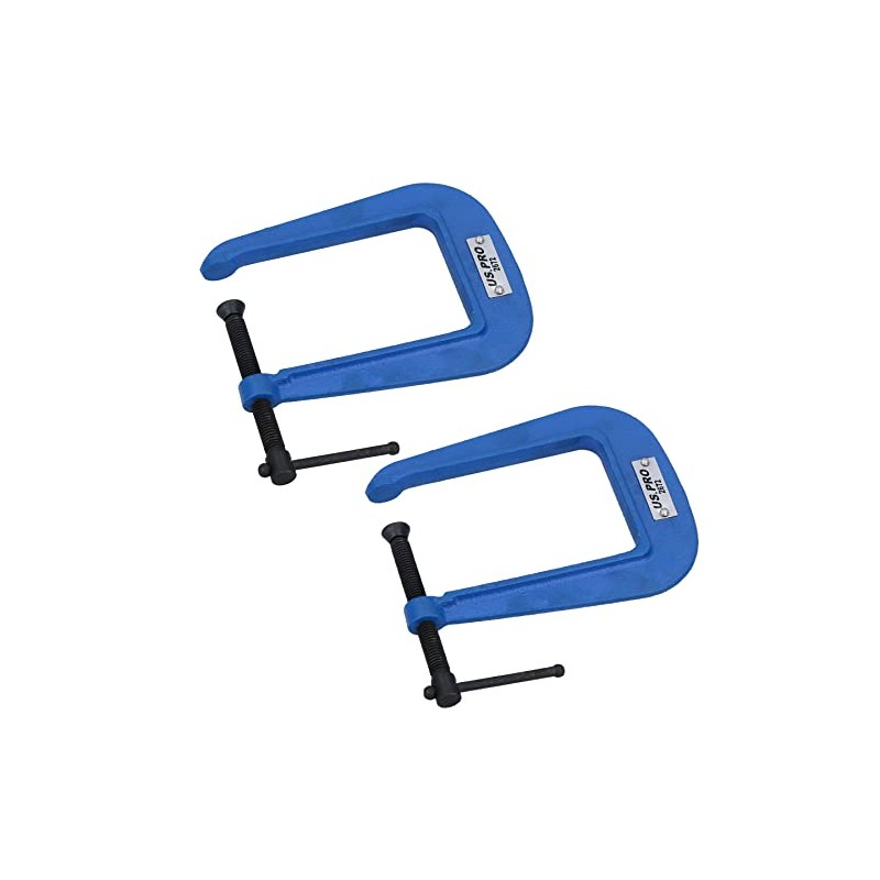 2” (50mm) Deep Throat (3-1/2") G Clamp Grip Holder Clamp