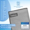 PoloTenze Set of 2 Premium Microfibre Drying Towels, Waffle Towels,
