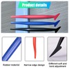 ZIMISI 3PCS Car Micro Squeegee Curves Slot Tint Tool Set,